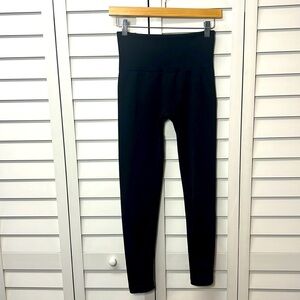 Nine West Fleece Lined Leggings Size S/M Black